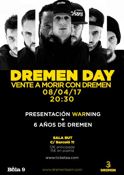 Sábado 8 de abril. DREMEN DAY@BUT